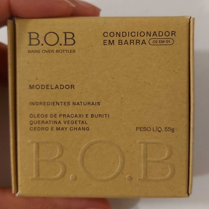 photo of B.O.B Condicionador Modelador shared by @fefenanda on  21 Apr 2022 - review