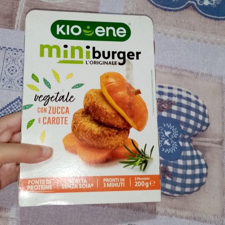 photo of Kioene mini burger carota e zucca shared by @demenzia89 on  28 Jun 2022 - review