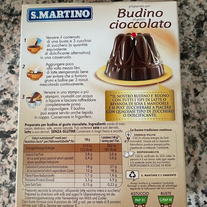 photo of S.Martino Budino al gusto cioccolato da zuccherare shared by @maniecleo on  02 Nov 2022 - review