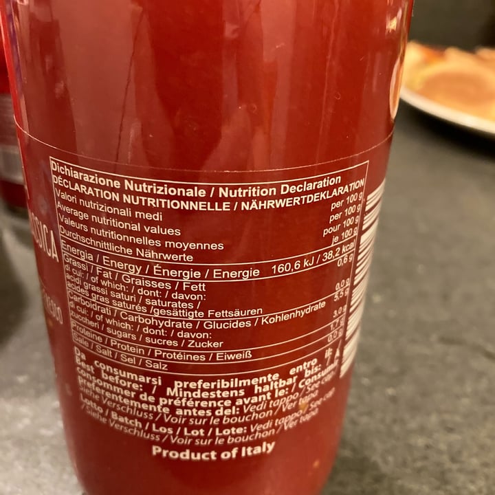 review photo of I Contadini La rustica - passata di pomodoro classica shared by @arturino on 25 Apr 2022 - review