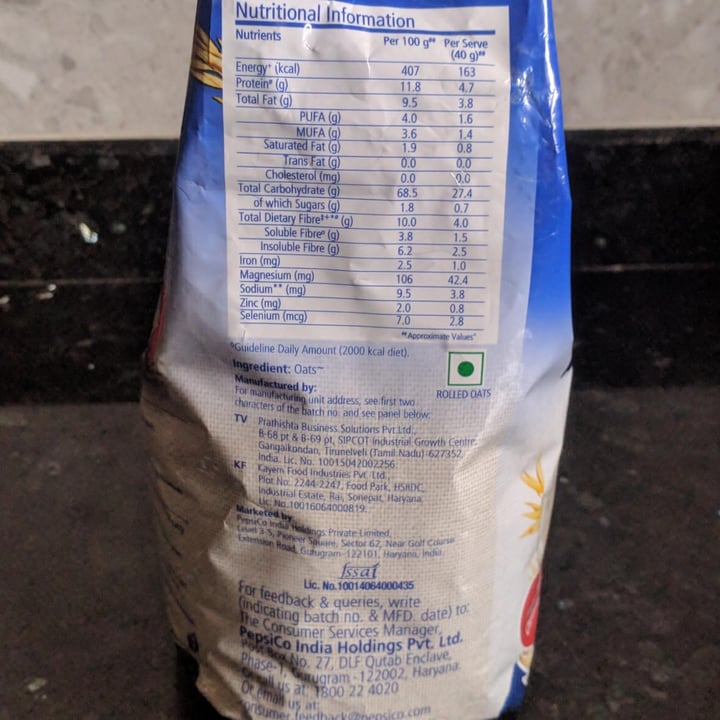 review photo of Quaker Quaker oats shared by @ramansingh on 11 Aug 2021 - review