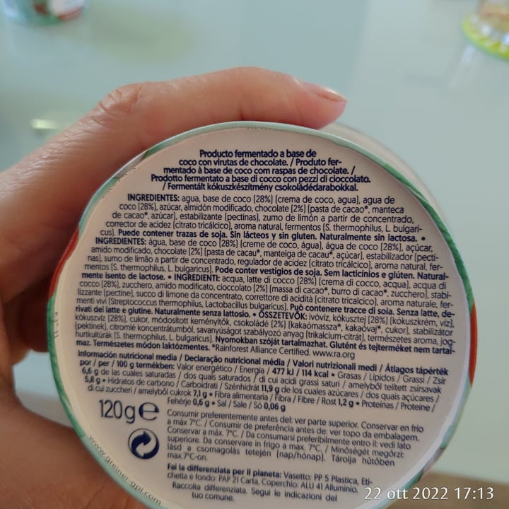 review photo of Alpro Absolutely Coconut STRACCIATELLA shared by @eriros72 on 23 Oct 2022 - review