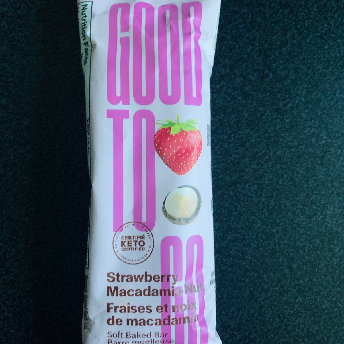 Good To Go Strawberry Macadamia Nut Soft Baked Bar Reviews abillion