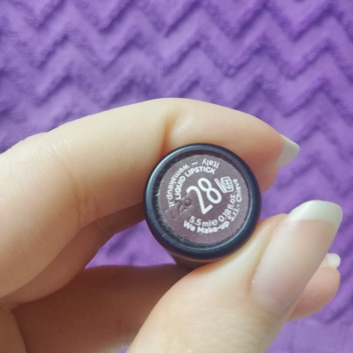 review photo of Wemakeup Ever rossetto liquido shared by @veganchick1999 on 16 Apr 2021 - review