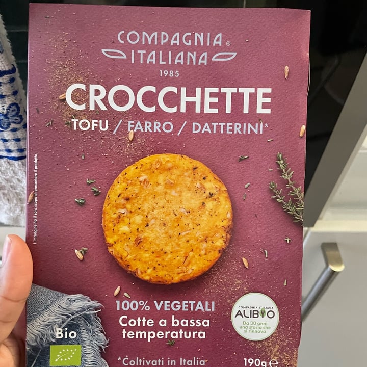 photo of Compagnia Italiana Crocchette Tofu Farro Datterini shared by @chiccacille85 on  11 Apr 2022 - review