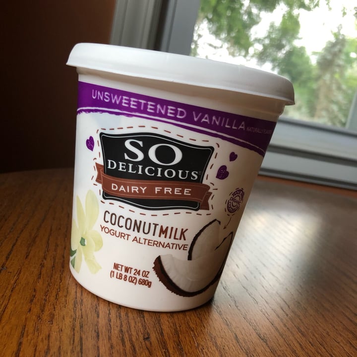 photo of So Delicious Dairy Free Unsweetened Vanilla Coconutmilk Yogurt Alternative shared by @stphsmth on  04 Sep 2018 - review