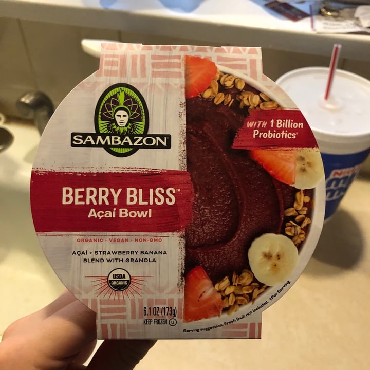 photo of Sambazon Berry Bliss Açai Bowl shared by @lauren0gden on  04 May 2020 - review