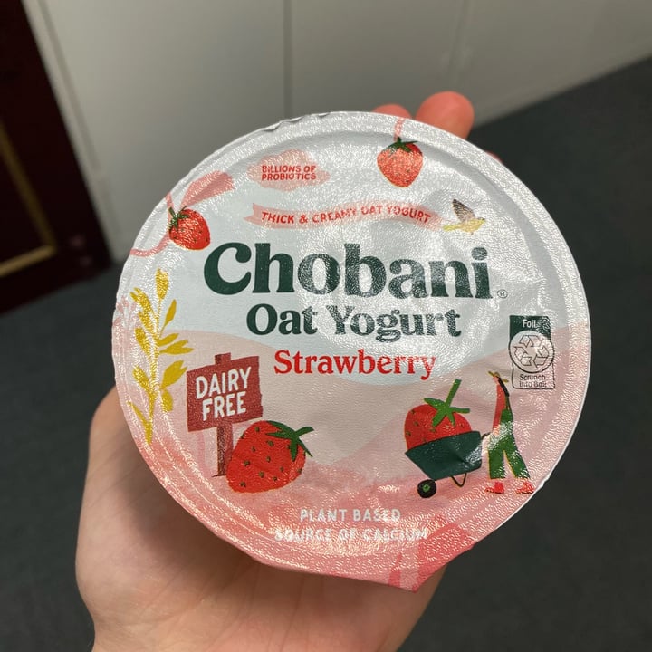 photo of Chobani Oat Yogurt Strawberry shared by @cake on  18 Oct 2022 - review
