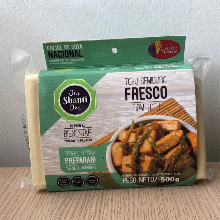 photo of Om shanti om Tofu Semiduro Fresco shared by @mapaula06 on  30 Jun 2021 - review