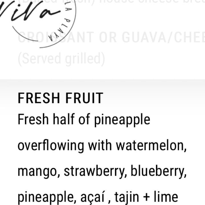 photo of Viva La Playa Fresh Fruit shared by @epwlandp on  14 May 2022 - review