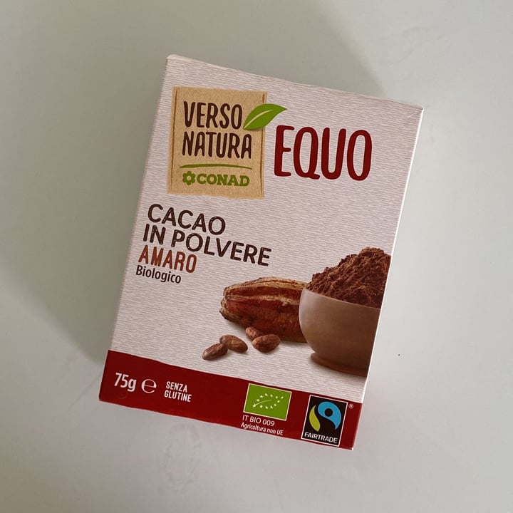 photo of Verso Natura Conad Veg Cacao in polvere amaro shared by @pimpa on  16 Jun 2022 - review