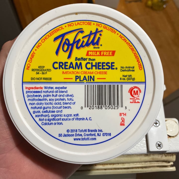 photo of Tofutti Better Than Cream Cheese shared by @littlejon598 on  21 Oct 2020 - review