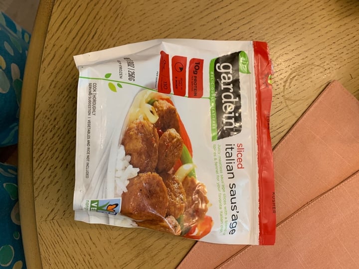 review photo of Gardein Sliced Italian Saus’age shared by @indiashanthi on 28 Mar 2020 - review