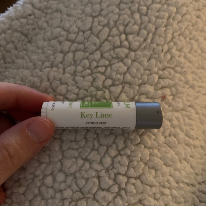 photo of Pure and simple Lip balm Key Lime shared by @dsb2 on  01 Jan 2021 - review