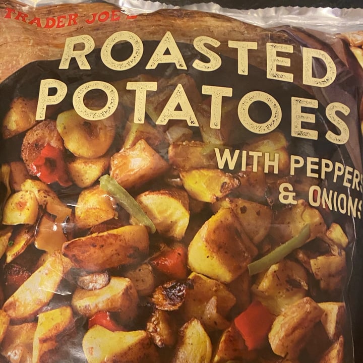 photo of Trader Joe's Roasted potatoes with peppers and onions. shared by @thatveganchick on  15 Apr 2021 - review