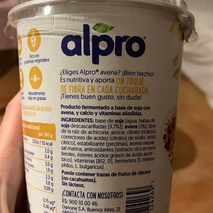 photo of Alpro Absolutely Natural con Avena shared by @iav on  25 Dec 2021 - review