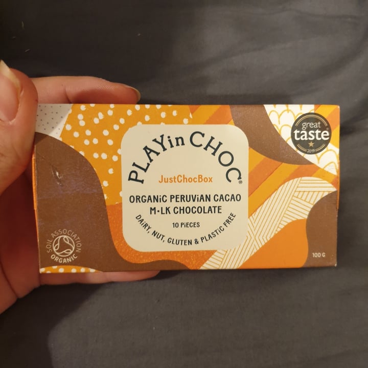 photo of PlayinChoc Milk chocolate orange bars shared by @carlottaclare on  19 Nov 2020 - review