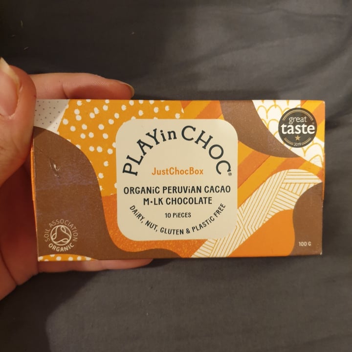 review photo of PlayinChoc Milk chocolate orange bars shared by @carlottaclare on 19 Nov 2020 - review