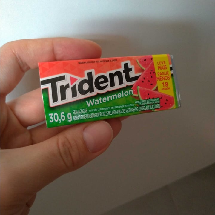 photo of Trident foods Chiclete shared by @mariliaf on  12 May 2022 - review