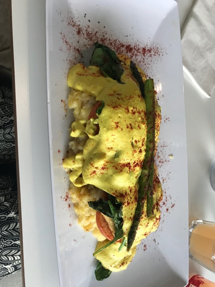 review photo of The Modern Vegan V’eggs Florentine shared by @veganmeditator on 23 Dec 2019 - review