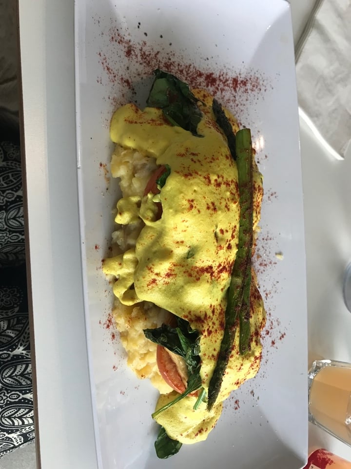 photo of The Modern Vegan V’eggs Florentine shared by @veganmeditator on  23 Dec 2019 - review