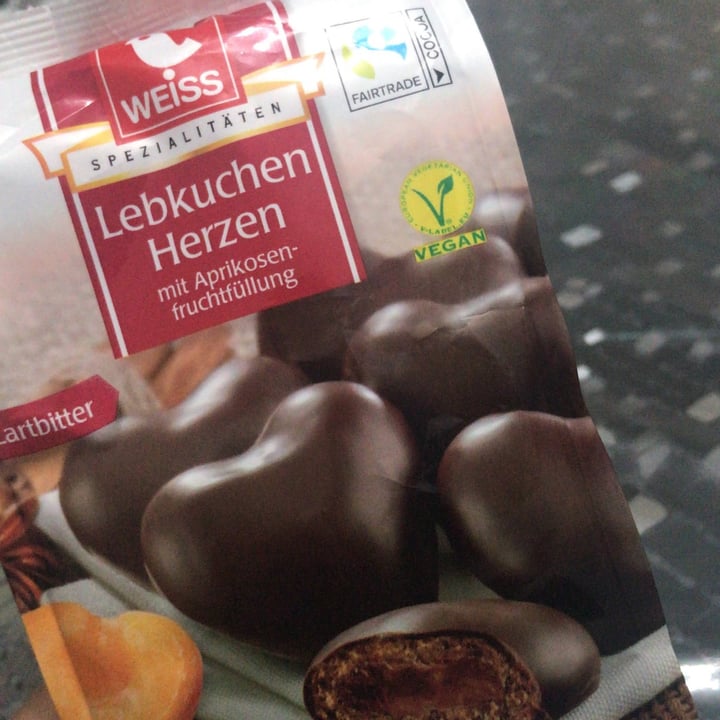 photo of Lebkuchen herzen Orange Chocolate bites shared by @crunchyku on  04 Feb 2022 - review