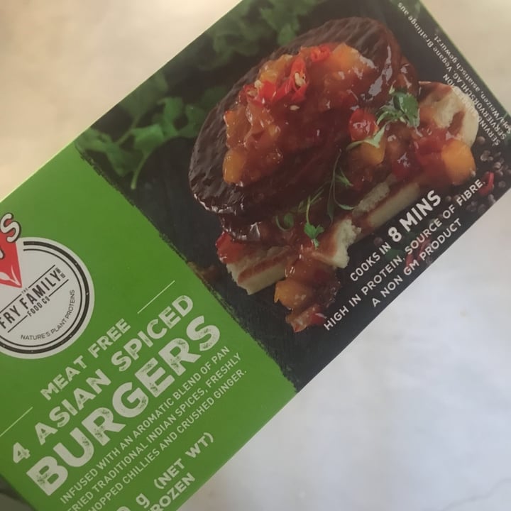 photo of Fry's Family Food Spiced Burgers shared by @jacquivzyl on  28 Jul 2020 - review