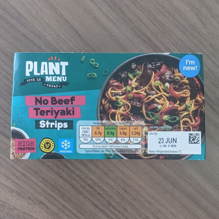 photo of ALDI No Beef Teriyaki shared by @junkfoodqueen on  15 Jun 2021 - review