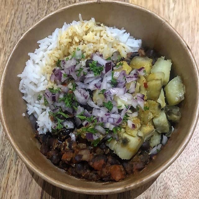 Foto del piatto “Refried Cumin-Spiced Black Beans”