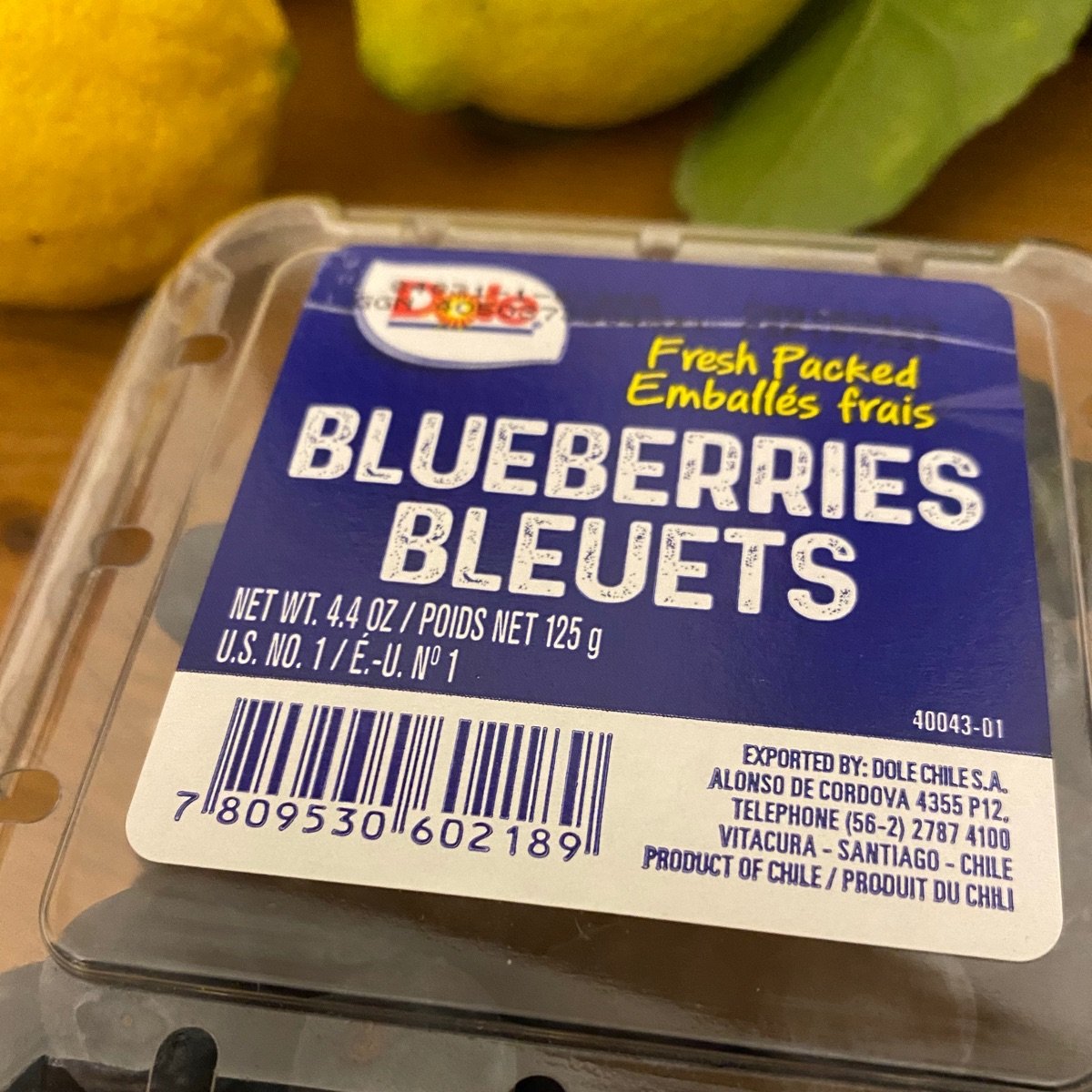 Dole Blueberries Bleuets Reviews abillion