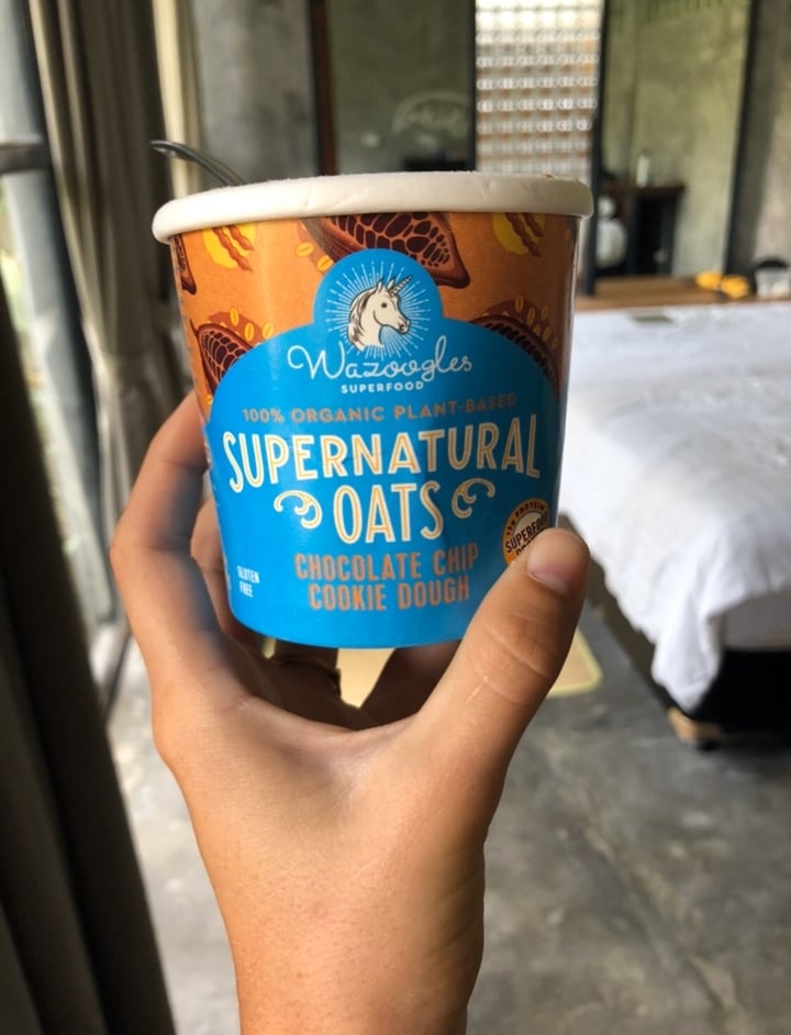 review photo of Wazoogles Superfood SuperNatural Oats Chocolate Chip & Cookie Dough shared by @healthalignment on 24 Feb 2020 - review