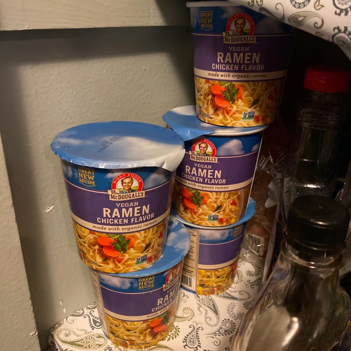 photo of Dr McDougall's  Right Foods Vegan Ramen Chicken Flavor shared by @fu on  29 Apr 2020 - review