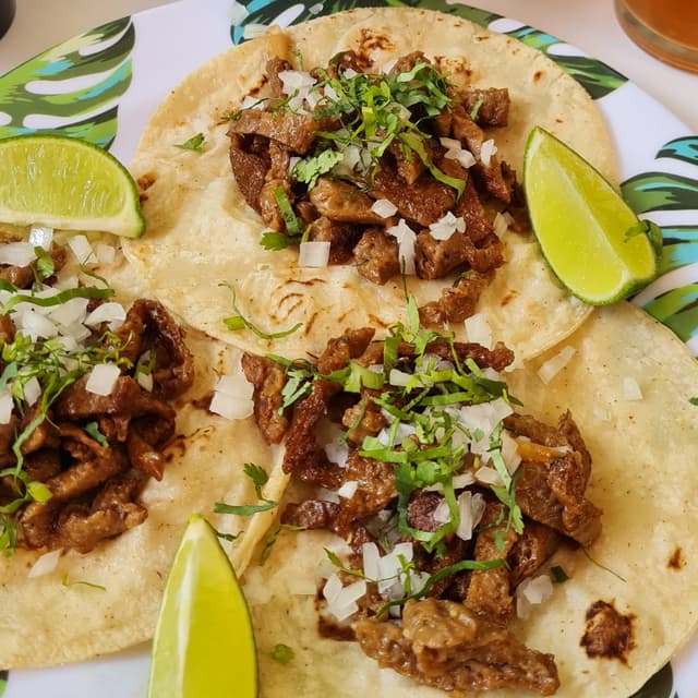 菜肴“Tacos V-steak”的照片