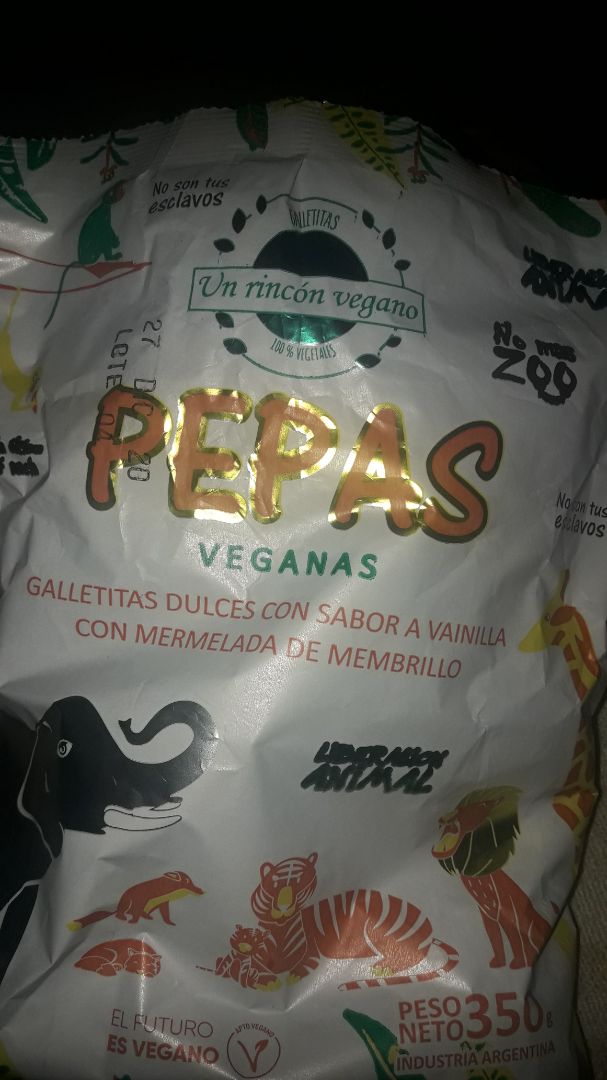 photo of Un Rincón Vegano Pepas Galletitas Dulces con Sabor a Vainilla con Mermelada de Membrillo shared by @agossariass on  13 Mar 2020 - review