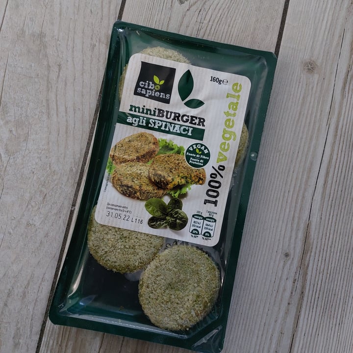 review photo of Cibo Sapiens Mini Burger Agli Spinaci shared by @samantha1963 on 11 May 2022 - review
