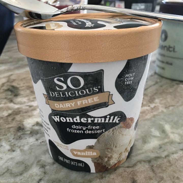 photo of So Delicious Dairy Free Vanilla Wondermilk shared by @allcreaturesareone on  31 May 2022 - review