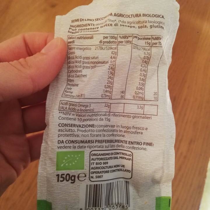 review photo of Verso Natura Conad Veg Semi di lino shared by @sofia97 on 15 Dec 2021 - review