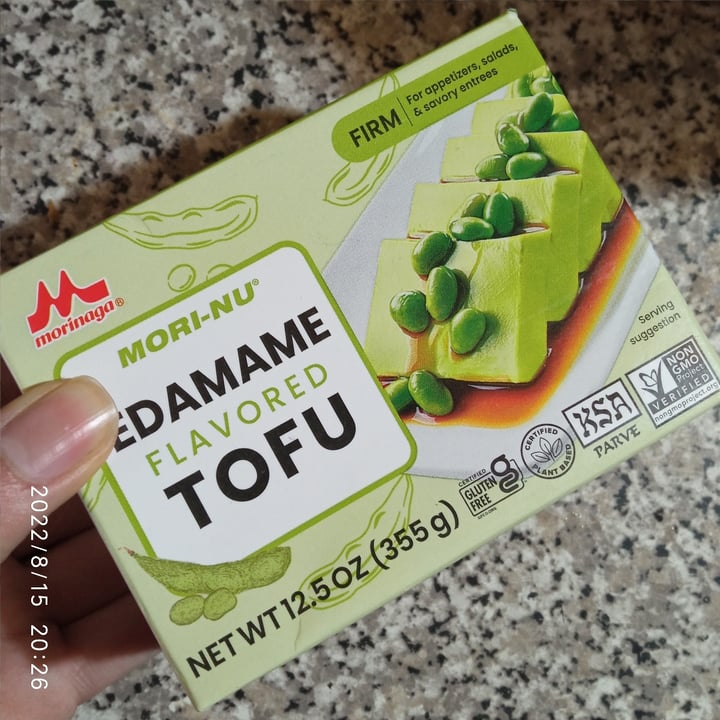 photo of Mori-Nu Edamame Flavoured Firm Tofu shared by @renataissidora on  16 Aug 2022 - review