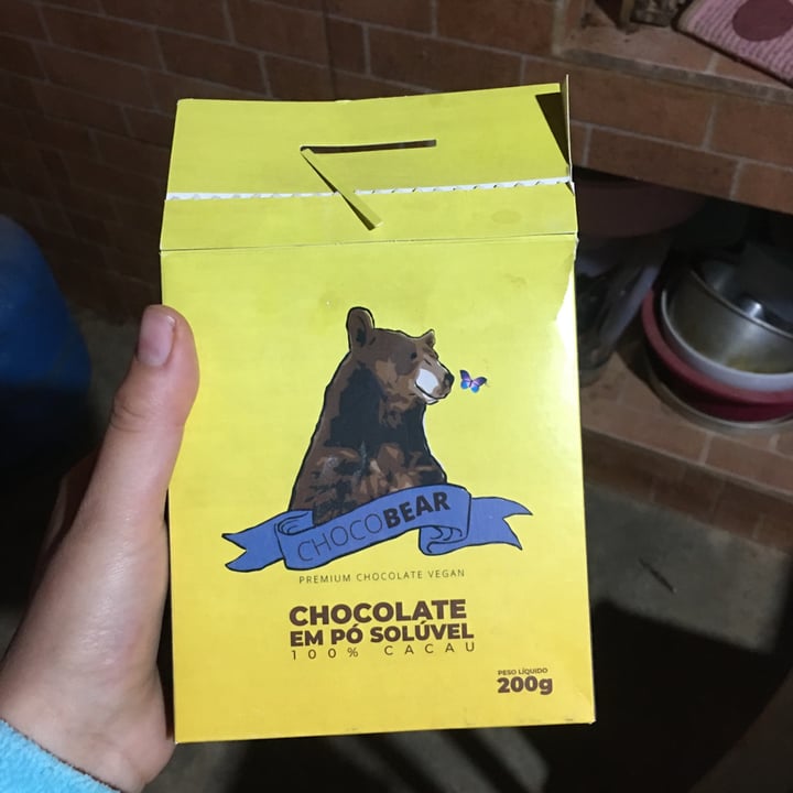 photo of Choco bear Premium chocolate vegan em pó solúvel shared by @patricialemos on  11 Jul 2021 - review