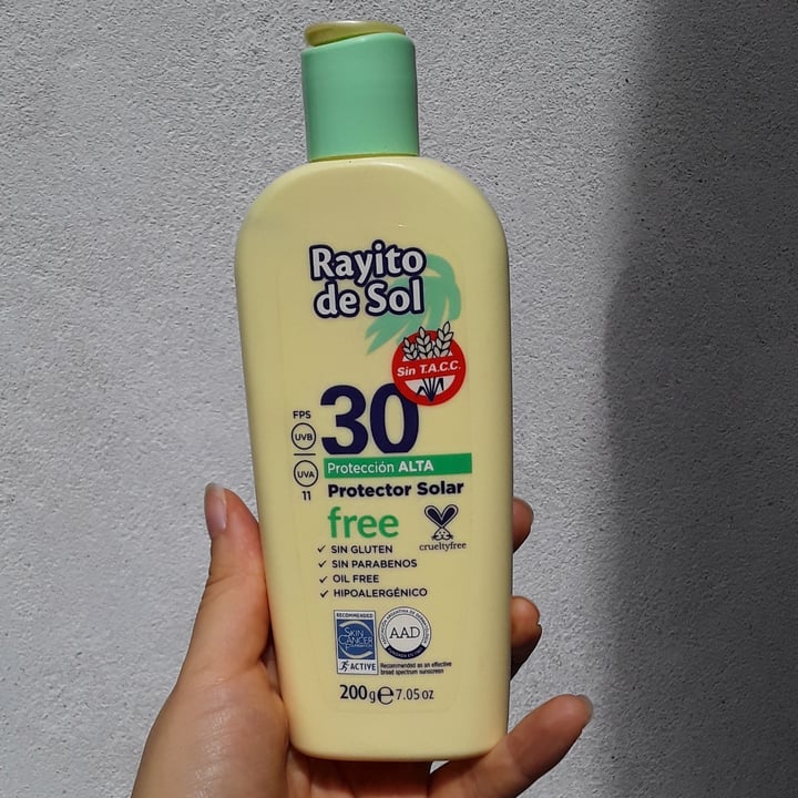 photo of Rayito de Sol Bloqueador solar 30 shared by @marialhera on  16 Apr 2021 - review