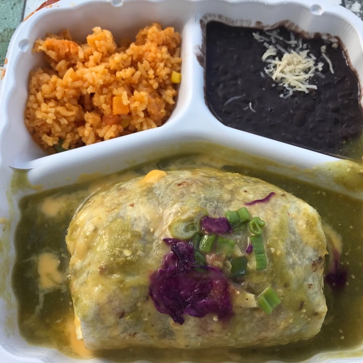 photo of Luna Verde Vegan Mexican Restaurant Burrito shared by @michael93l on  08 Jun 2020 - review