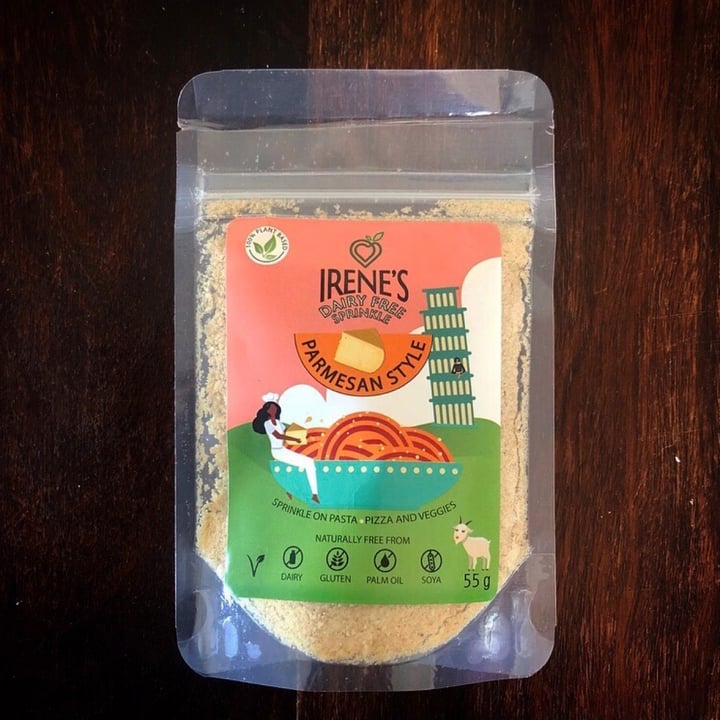 photo of Irene's Gourmet Dairy Free Powder Parmesan Style shared by @capetownvegan on  21 Jun 2021 - review