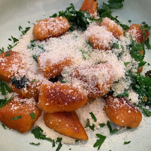 菜肴“Sweet Potato Gnocchi”的照片