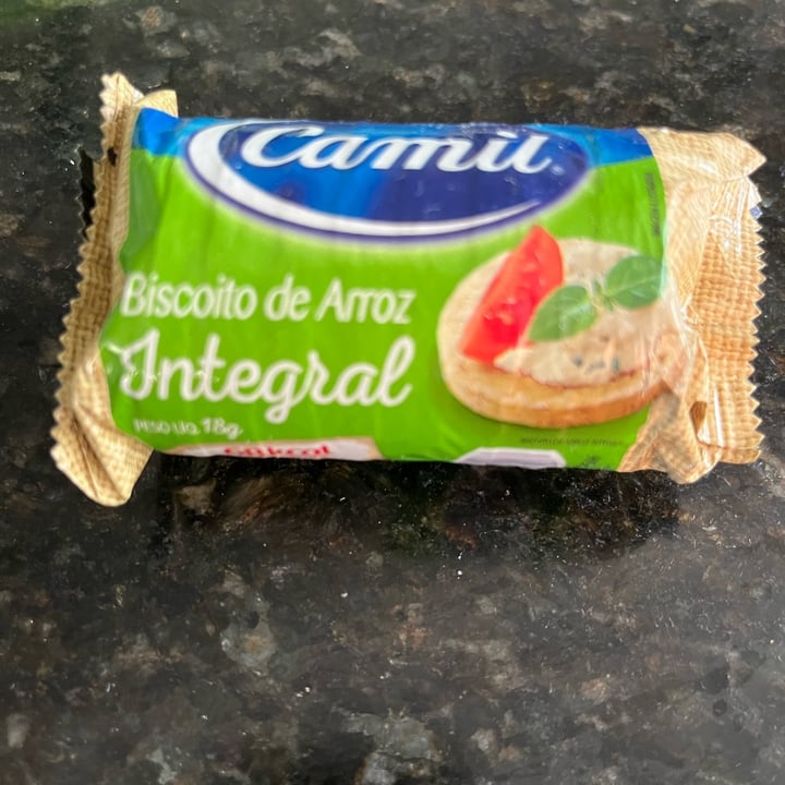 photo of Camil camil Biscoitos De Arroz Integral shared by @dineidequeiroz on  18 May 2022 - review