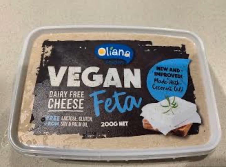 photo of Oliana Foods Vegan feta cheese shared by @elizabeth-stonem on  20 Nov 2019 - review