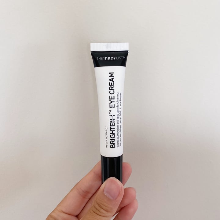 review photo of The Inkey List Brighten-I Eye Cream shared by @christinesong on 10 Sep 2021 - review