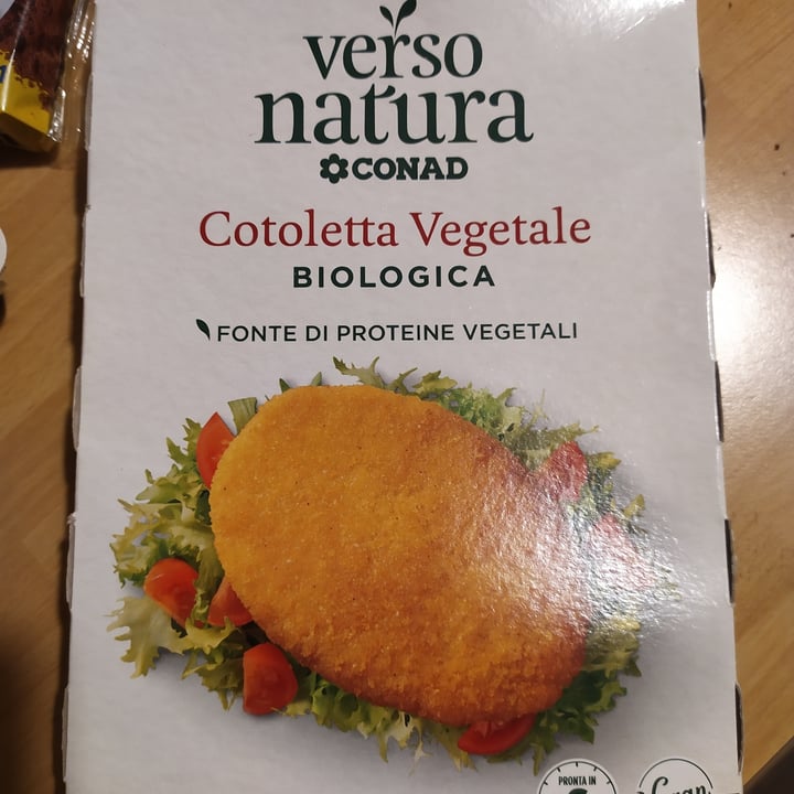 photo of Verso Natura Conad Veg Cotoletta Vegetale Biologica shared by @carmenvarrella on  20 Jun 2022 - review