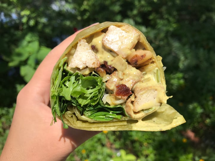 photo of Ethos Vegan Kitchen Coconut Curry Wrap shared by @xtineexplores on  30 Nov 2019 - review