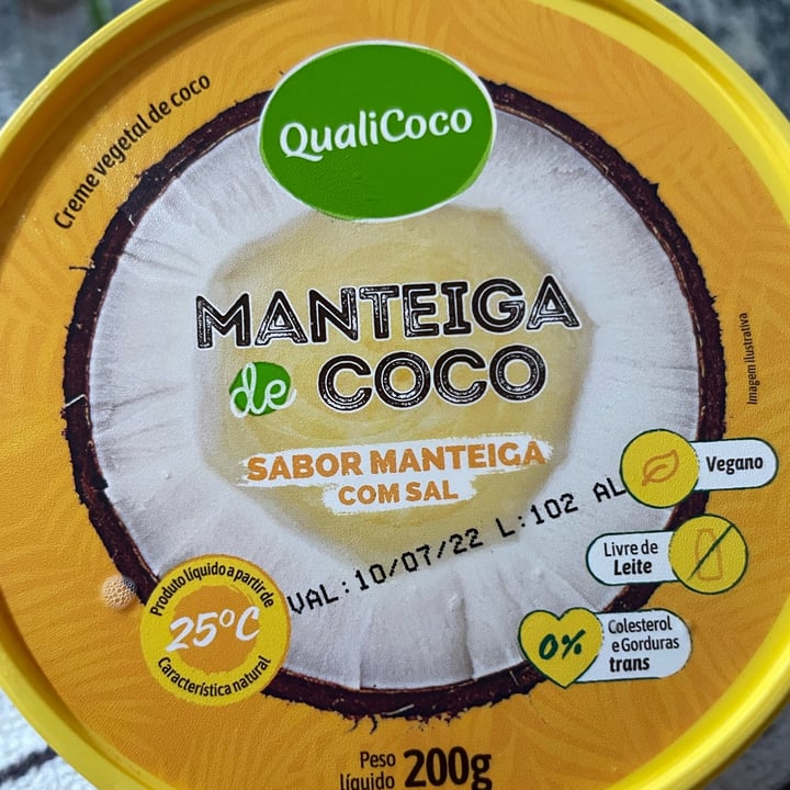 review photo of Qualicoco Manteca De Coco Sabor A Manteca (com Sal) shared by @claudiamoraes on 24 Jun 2022 - review
