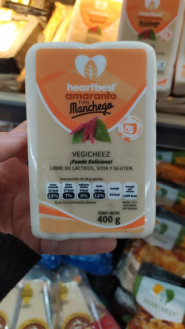 photo of Heartbest Vegicheez Tres Quesos shared by @lovevegmx on  03 Jan 2020 - review
